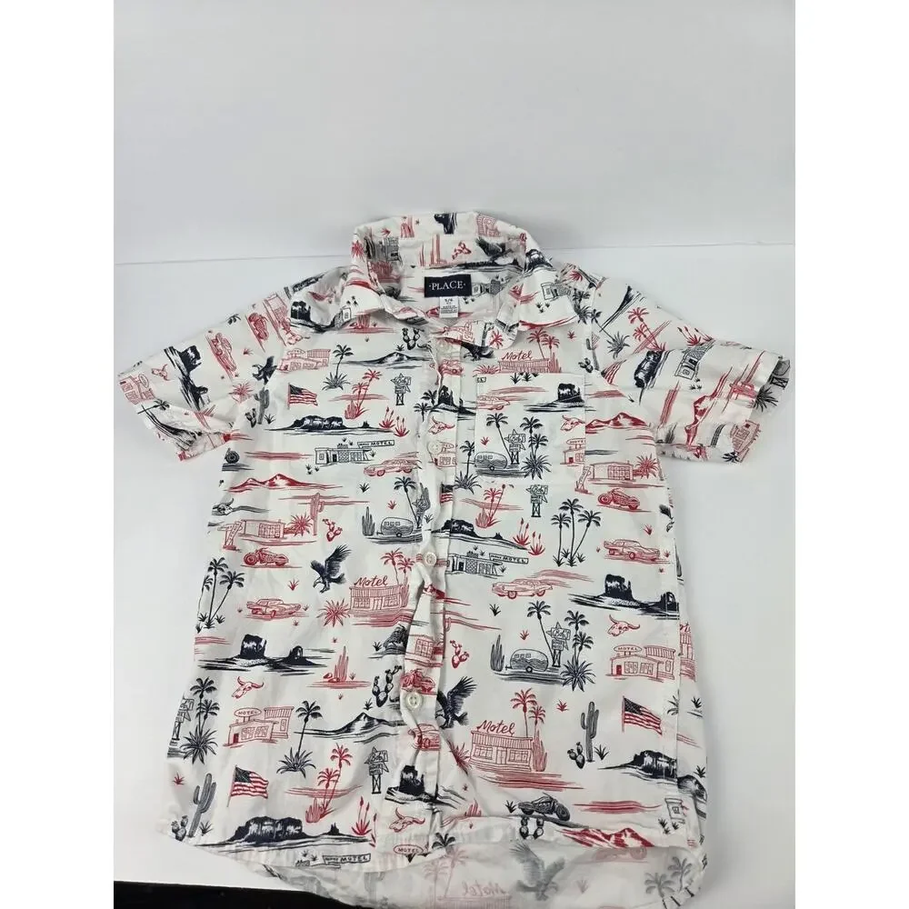Lot of 10 boys shirts size 5/6 - 7/8. Abercrombie, Children’s Place & Primark